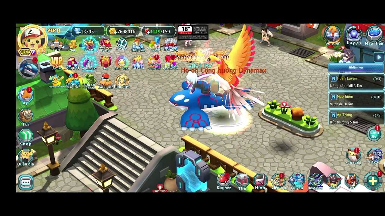 Poke Đại Chiến Cách kiếm 805 Sách/ Tháng của Vip0🥰🥰