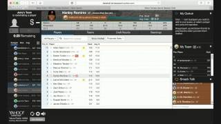 Day One 2016 Fantasy Baseball Auction Draft - First Auction Draft of the Season!!!