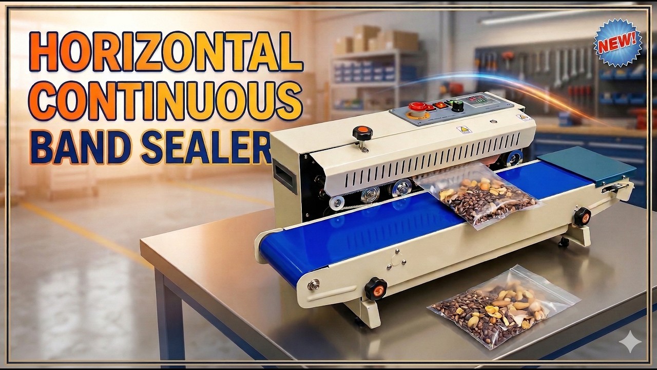 Automatic Horizontal Band Sealer | High Speed Packaging Sealing Machine#BandSealer#HorizontalSealer