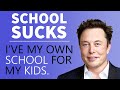 Why Elon Musk hates schools sooo much?!!