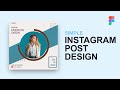 Simple Instagram Post Design #2 || Social Media Design || Figma Tutorial