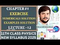 "1st Year Physics Chapter 1 | Numericals &amp; Examples | New Book 2025 Full Solutions in Urdu"