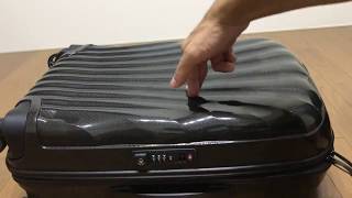 SAMSONITE  cosmolite（サムソナイト　コスモライト）のボディの固さ