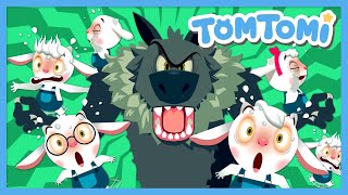 The Wolf and the Seven Little Goats | Fairy Tales📖 | Bedtime Stories | Cartoon for Kids | TOMTOMI