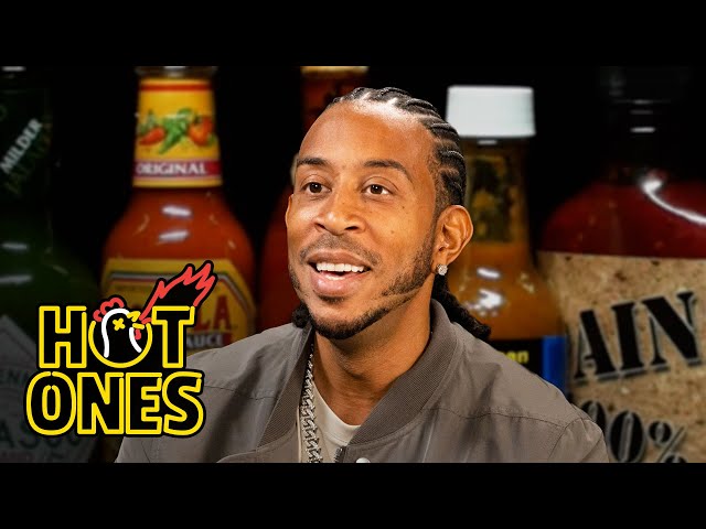 Ludacris Gets Fired Up While Eating Spicy Wings | Hot Ones class=
