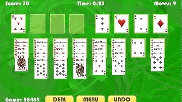 Simple FreeCell Solitaire Gameplay by Dutka Games