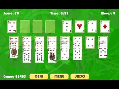 Simple FreeCell Solitaire Gameplay by Dutka Games