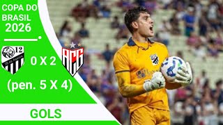 VINTE DE AGOSTO 0X2 ATLÉTICO GOIANIENSE (PEN 5X4)OITAVAS VOLTA | CDB 2026