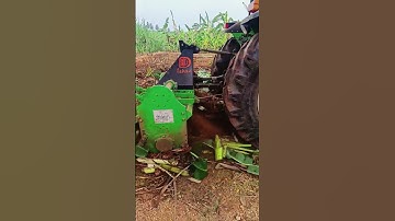 DMW  rotavator performance with deutz fazr 80 hp banana mulching#mahindra #swaraj #tractor #jcb