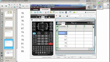 TI-nSpired One Variable Stats, Dot Plot, Box Plot