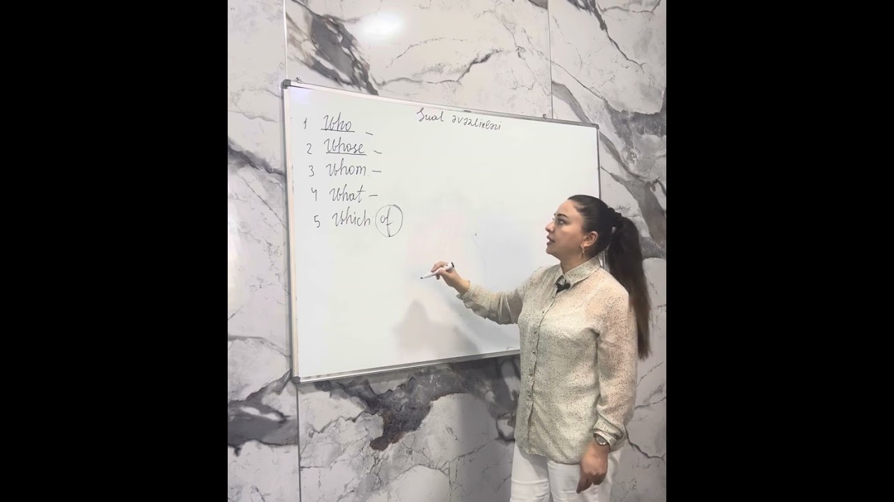 Interrogative pronouns (Sual əvəzlikləri) 