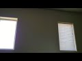 Blinds.com Economy Light Filtering Cellular Shades - How Much Light Comparison - Closed & Open
