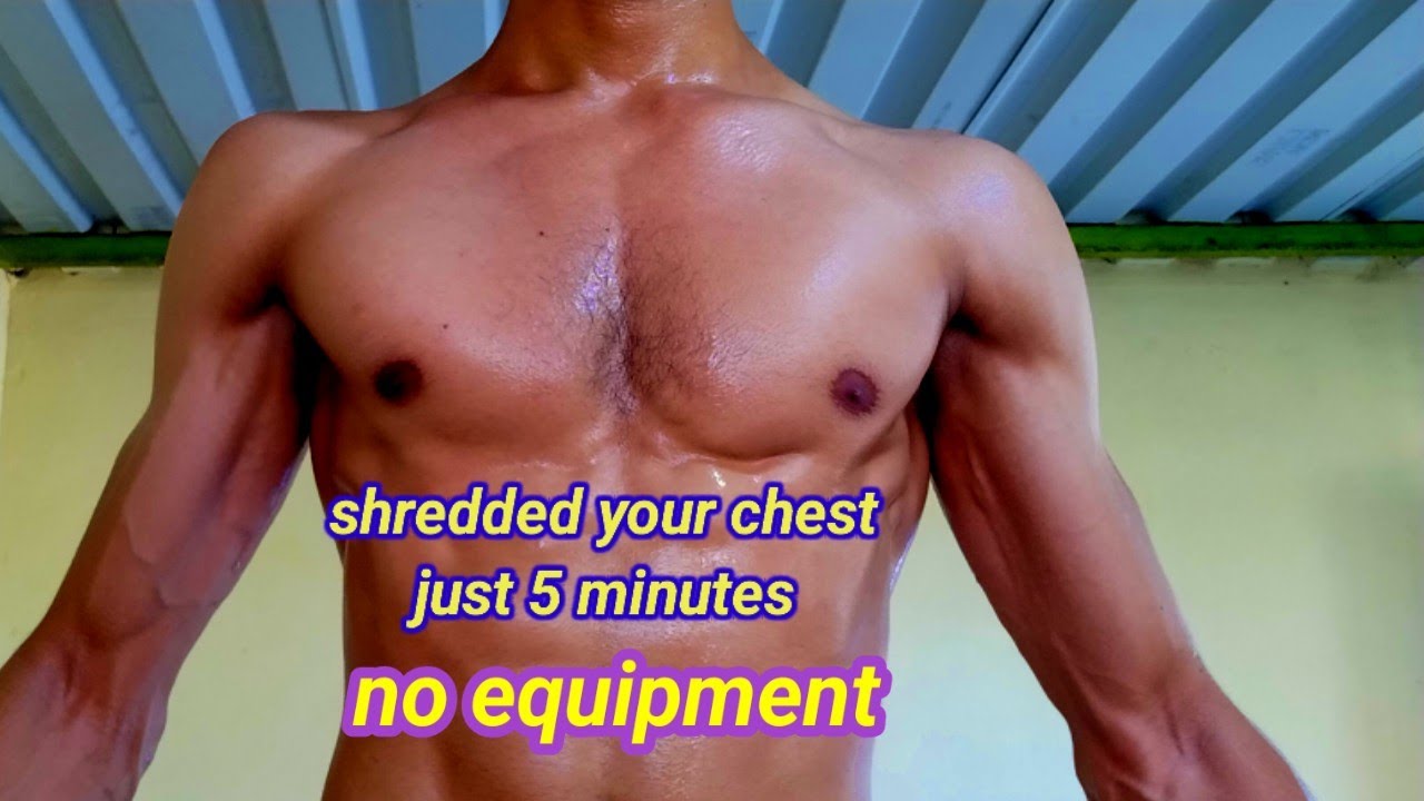 Best chest exercise at home no equipment 😃💥 - YouTube