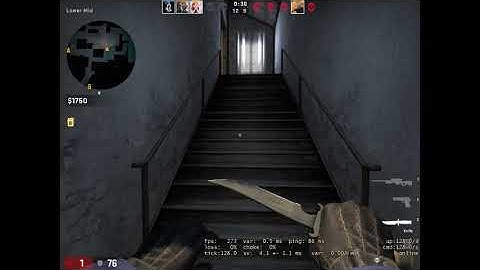 ACE with Awp 1 vs 4 on 1 hp - CS GO - Inferno -