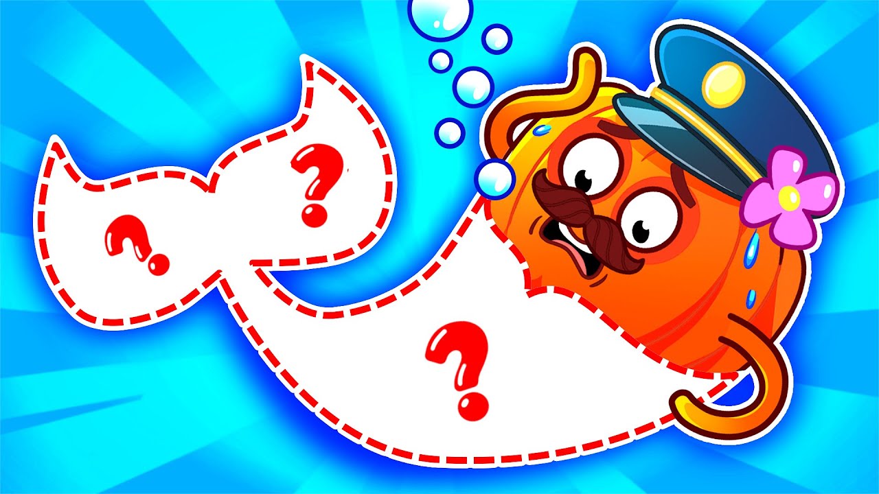 Mermaid Lost Tail 🧜‍♀️ Funny Kids Songs & Nursery Rhymes by VocaVoca Karaoke 🥑🎶