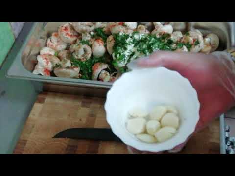 Как  приготовить грибочки правильно, ВКУСНЫЙ РЕЦЕПТ ШАМПИНИОНОВ НА КОСТРЕ