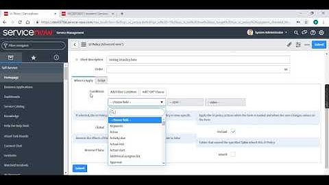 ServiceNow Understanding UI policy with example 1
