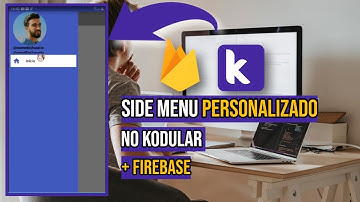 Como Criar um SideMenu Personalizado e Integrar com o Firebase no Kodular