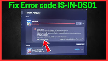 Fix Epic Games Launcher: Error code IS-IN-DS01 (Install failed)