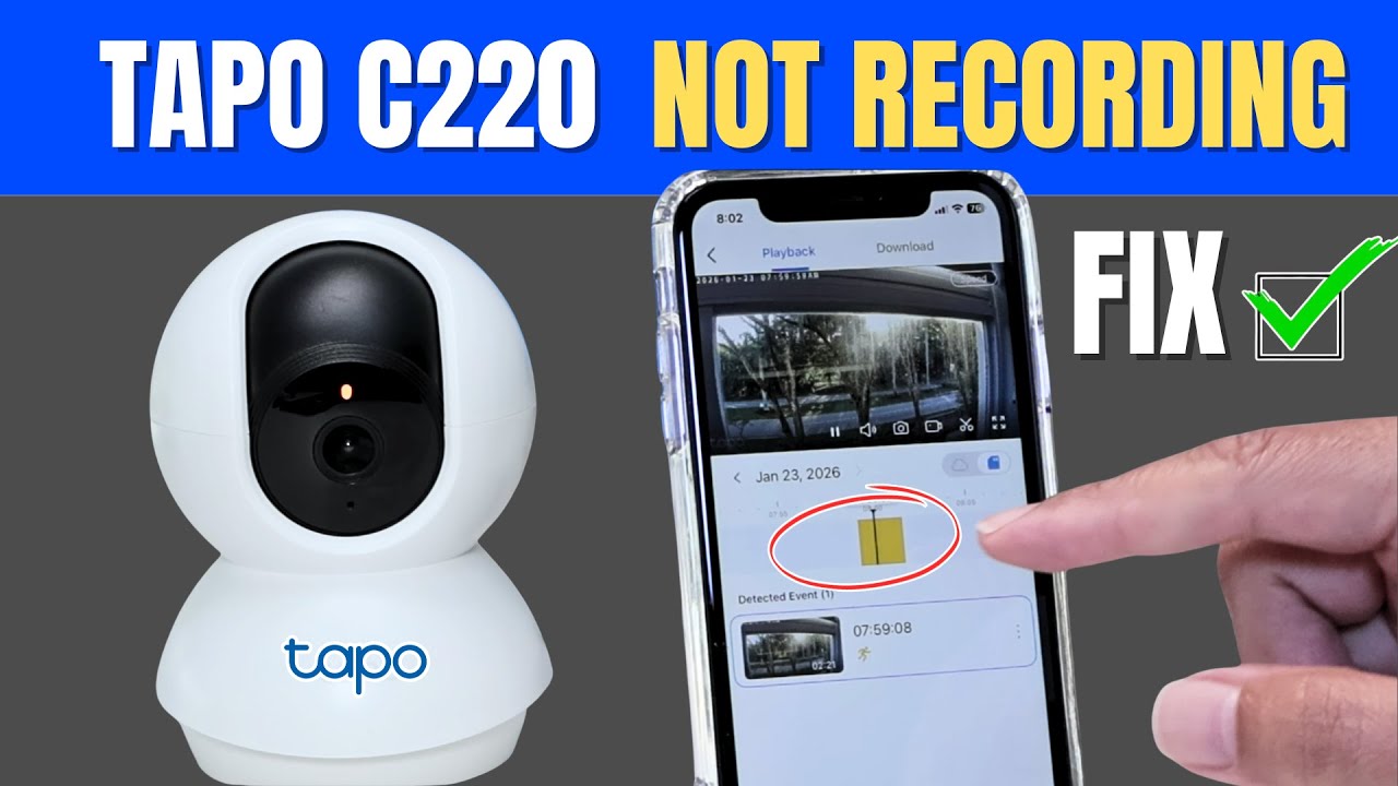 Tapo C220 не записывает? Вот почему.