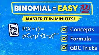 Binomial Distribution Short Notes 💯 | IB Maths AA | GDC Tricks | Exam Prep