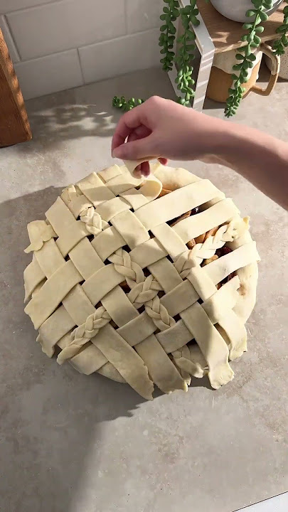 satisfying pie lattice 🥧