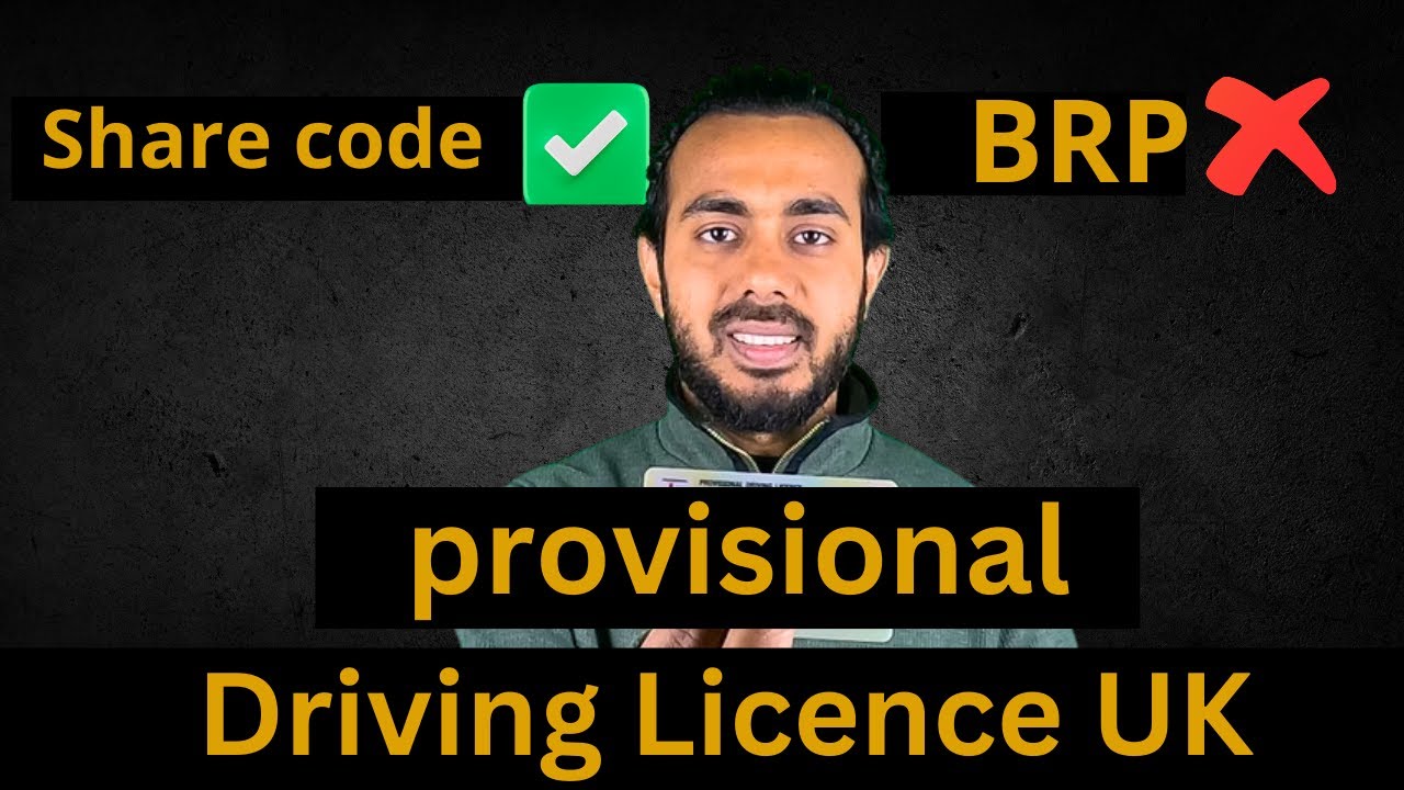 Я получил временные водительские права Великобритании без BRP!