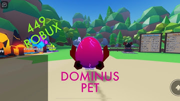 Hatching a DOMINUS egg in Mining Sim 2