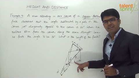Height and Distance | Example - 4 | Quantitative Aptitude | TalentSprint Aptitude Prep