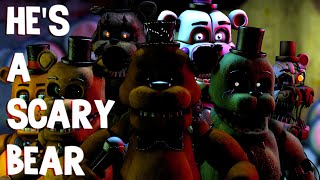 FNAF SONG - He's a Scary Bear Remix/Cover | FNAF LYRIC VIDEO