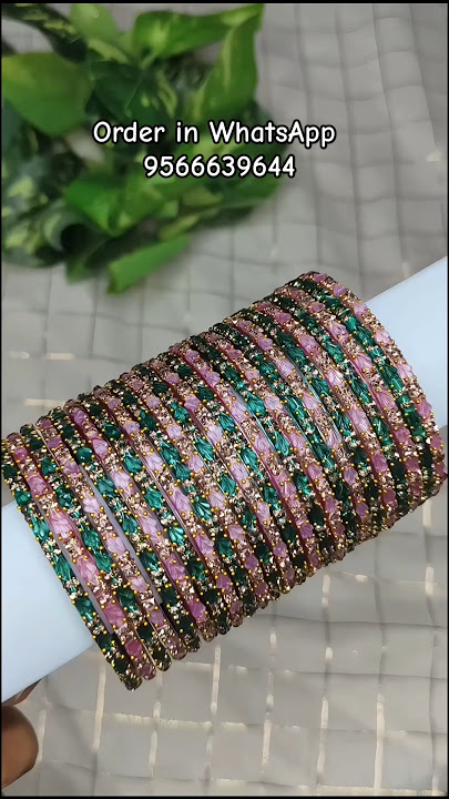glass bangles lily 💗 #bangles #glassaccessories #trending #glassjumkas