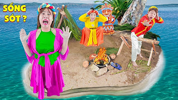 THỬ THÁCH SINH TỒN TRÊN HOANG ĐẢO | Săn Bắt Hái Lượm, Ăn Cả Thế Giới | Biệt Đội Tấm Cám | Miu Miu TV