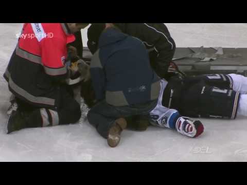 Peter Flache hits Frank Mauer (Mannheim vs. Straub...