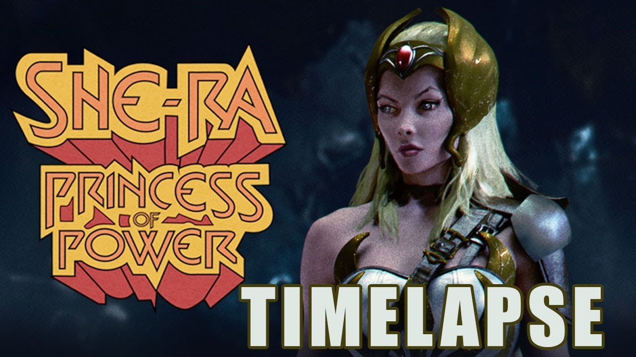 She-Ra Digital Art Timelapse