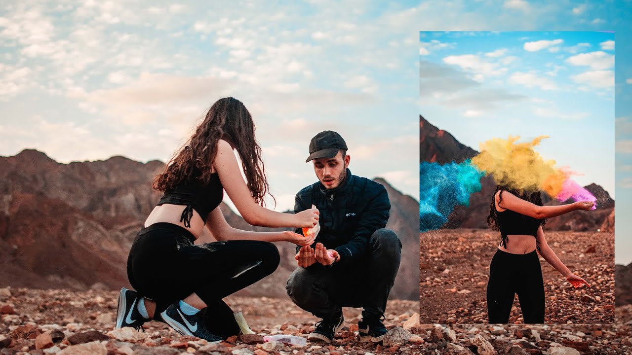 HECTIC paint powder photography