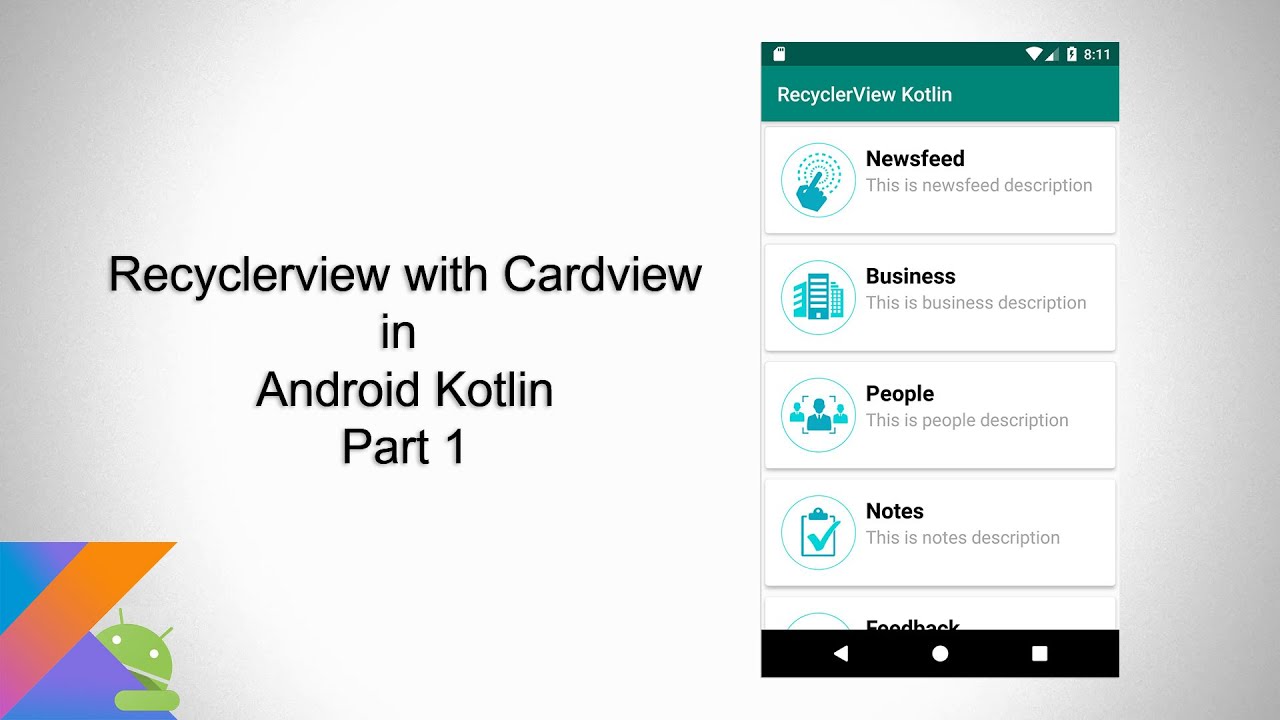 Recyclerview With Kotlin Android Kotlin Codes My Xxx Hot Girl
