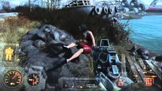 Fallout 4 - Pushing piper off the prydwin