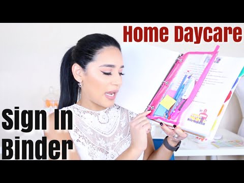 In Home Daycare || Sign In Binder