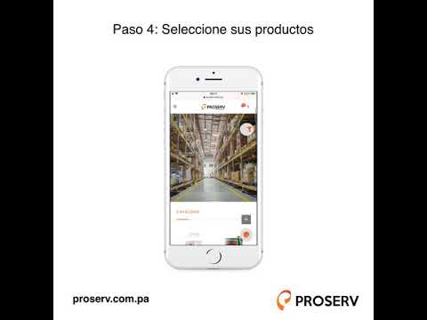 Paso a Paso - Pedidos Online en Proserv