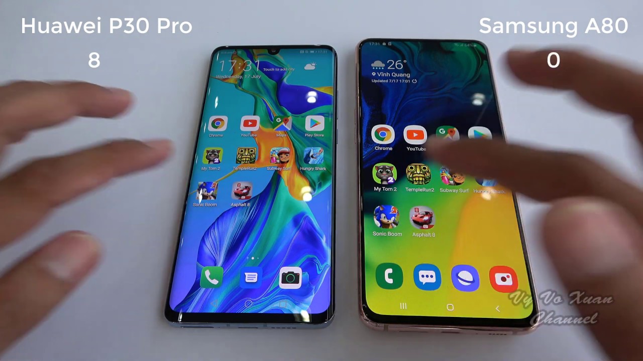 a800  Update 2022  Samsung Galaxy A80 vs Huawei P30 Pro