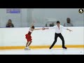 Polina Pilipenko/Stefan Nikolaev FD - Moscow Jr Championships 2019