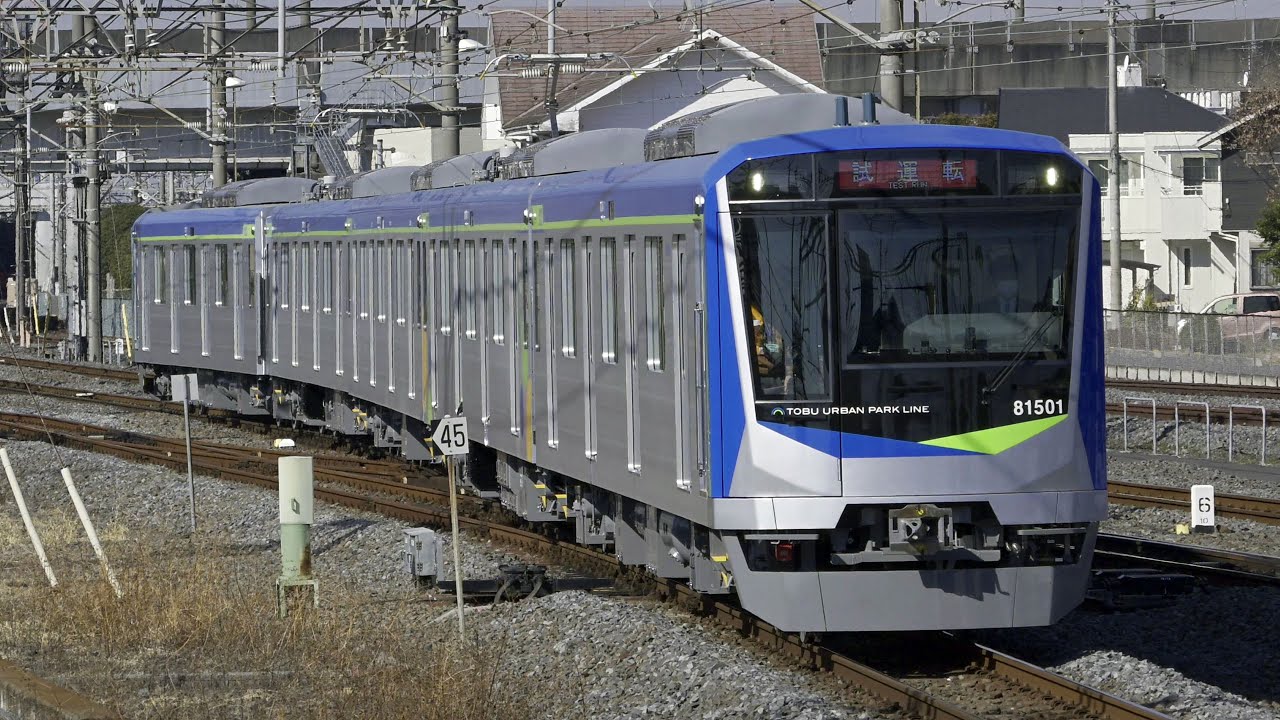【日中試運転開始！南栗橋⇔新栃木3往復】東武80000系81501F 性能確認試運転 南栗橋到着・入換【4K HDR】
