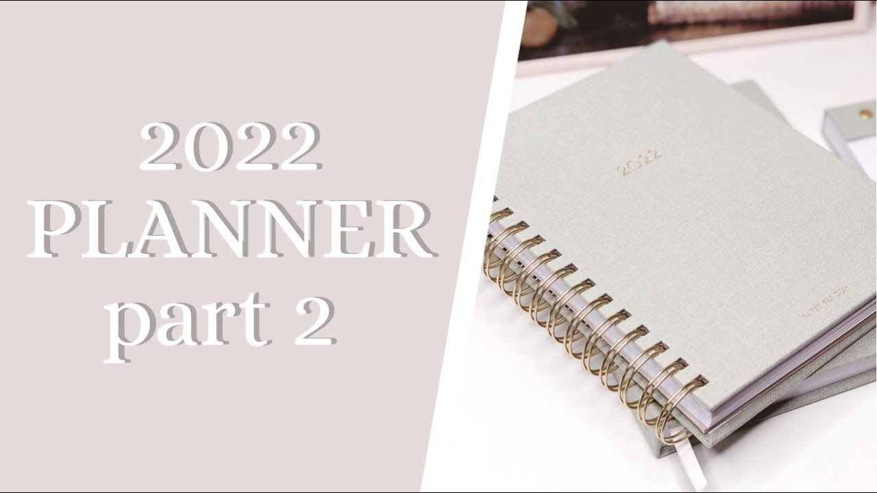 2022 PLANNER PLANNER SET UP PAPER PANDUH YouTube