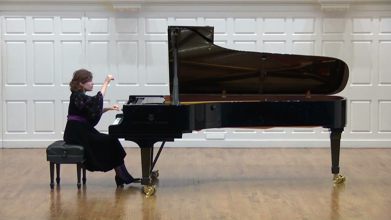 Alexa Stier plays Brahms- 25 Variations and Fugue on a theme by Handel, op. 24