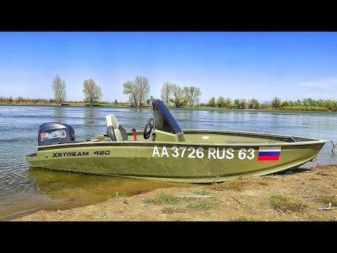 Видео: ЭТО БОЛИД ФОРМУЛЫ-1!!! Лодка XSTREAM 420 и мотор MIKATSU MF40FES-T-EFI.
