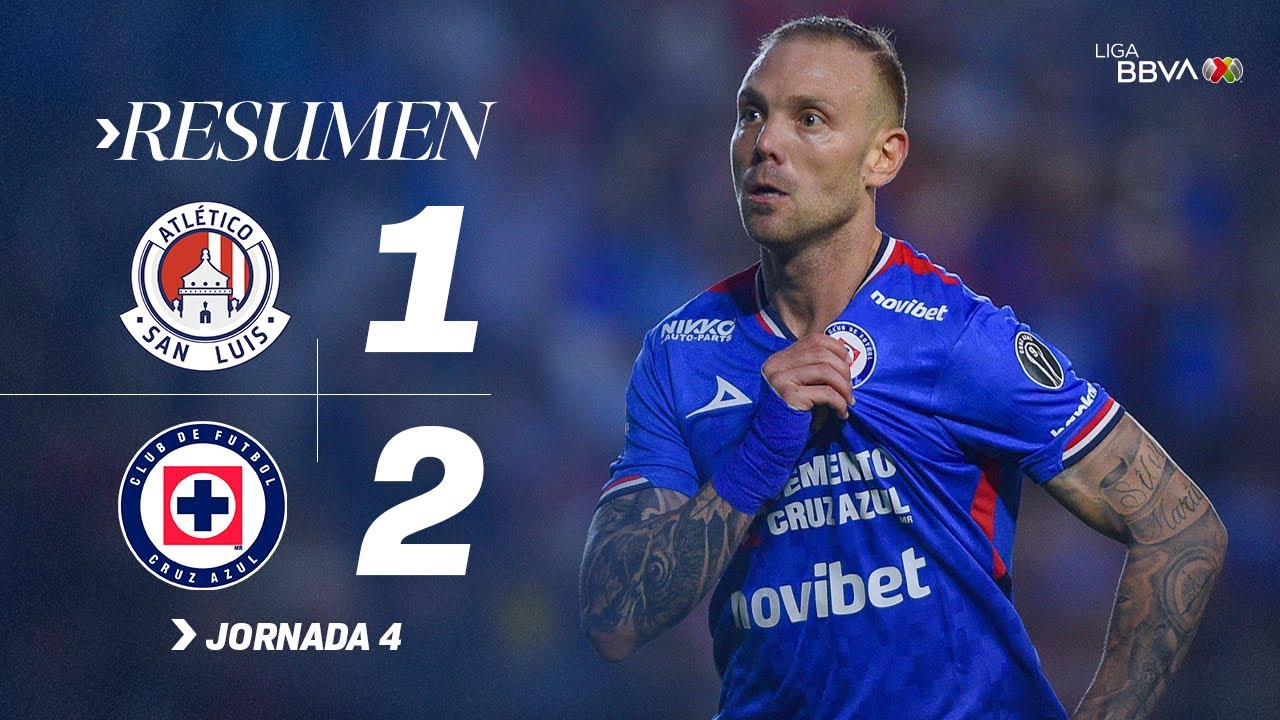 ATLÉTICO DE SAN LUIS 1-2 CRUZ AZUL | La Máquina sigue invicta | Apertura 2025