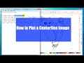How to plot a centerline image with idraw