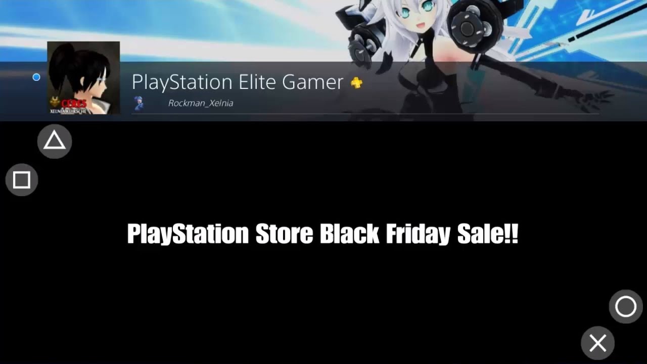 PlayStation Store Black Friday Sale 11221016 - YouTube