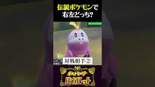 【絶望】伝説ポケモンで右左どっち？やってみた結果www【ポケモンSV】【スカーレット・バイオレット】【うさごん】