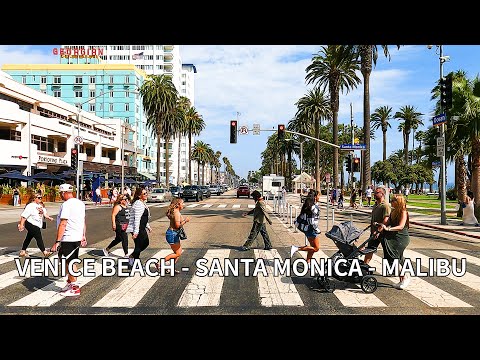 [4K] VENICE BEACH-SANTA